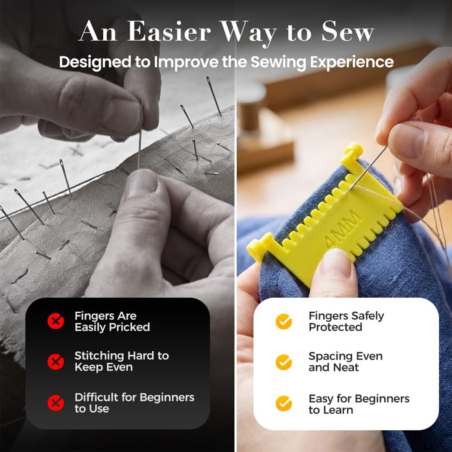 1-delige quilt-naaimeter voor  - Sewing Gauge Ruler recensie en prijs