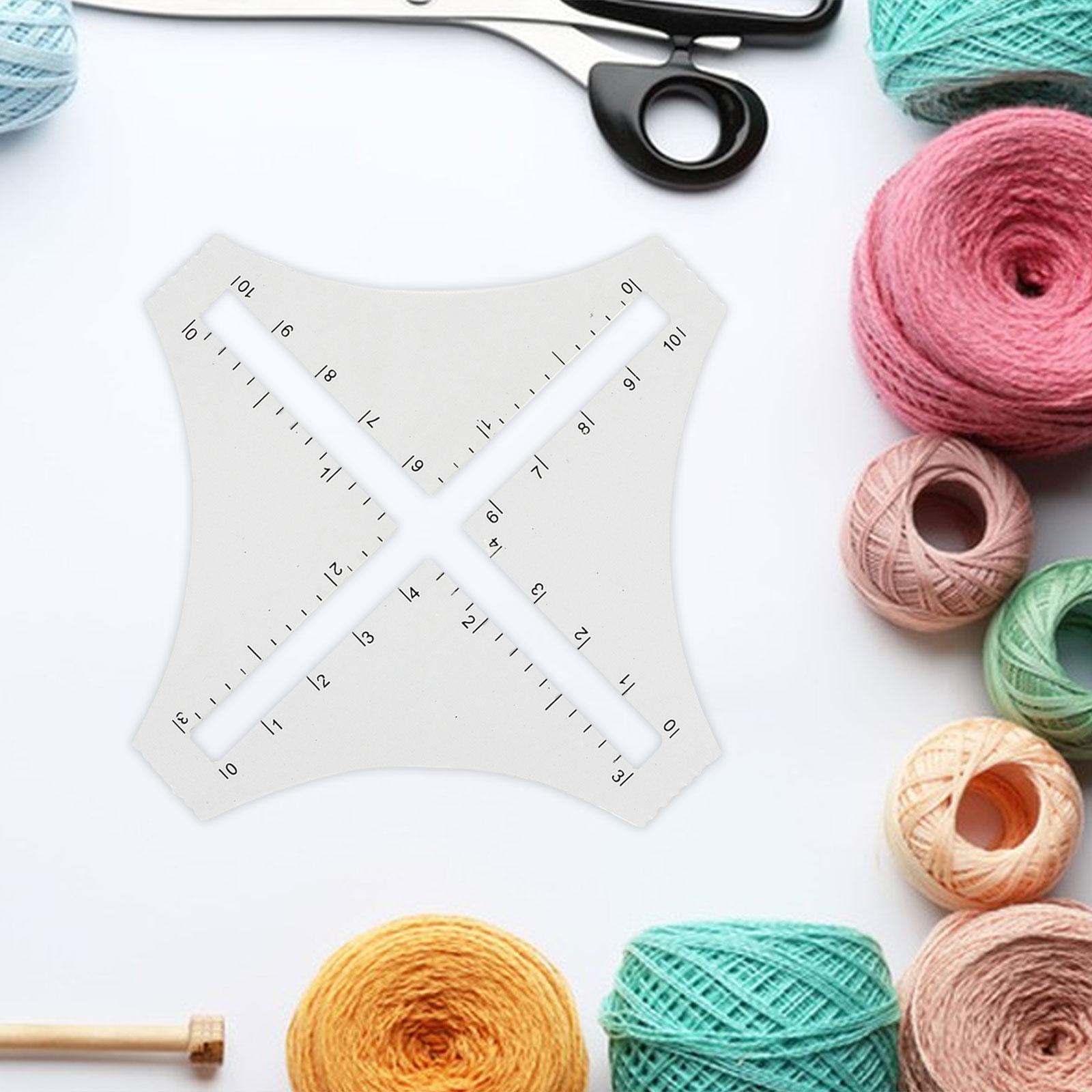 Transparante acryl liniaal voo - Sewing Gauge Ruler recensie en prijs