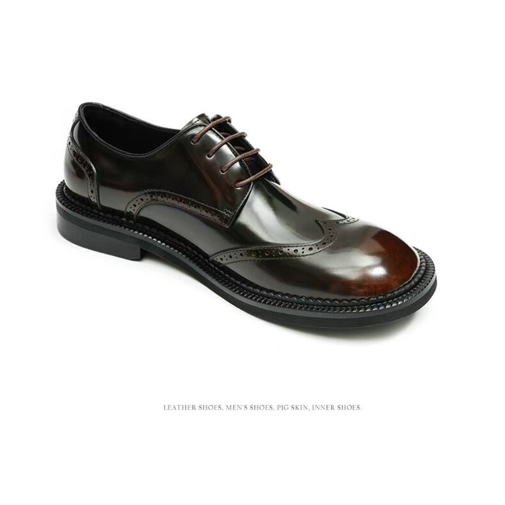 Mode heren echt lederen brogue - Sewing Latex recensie en prijs