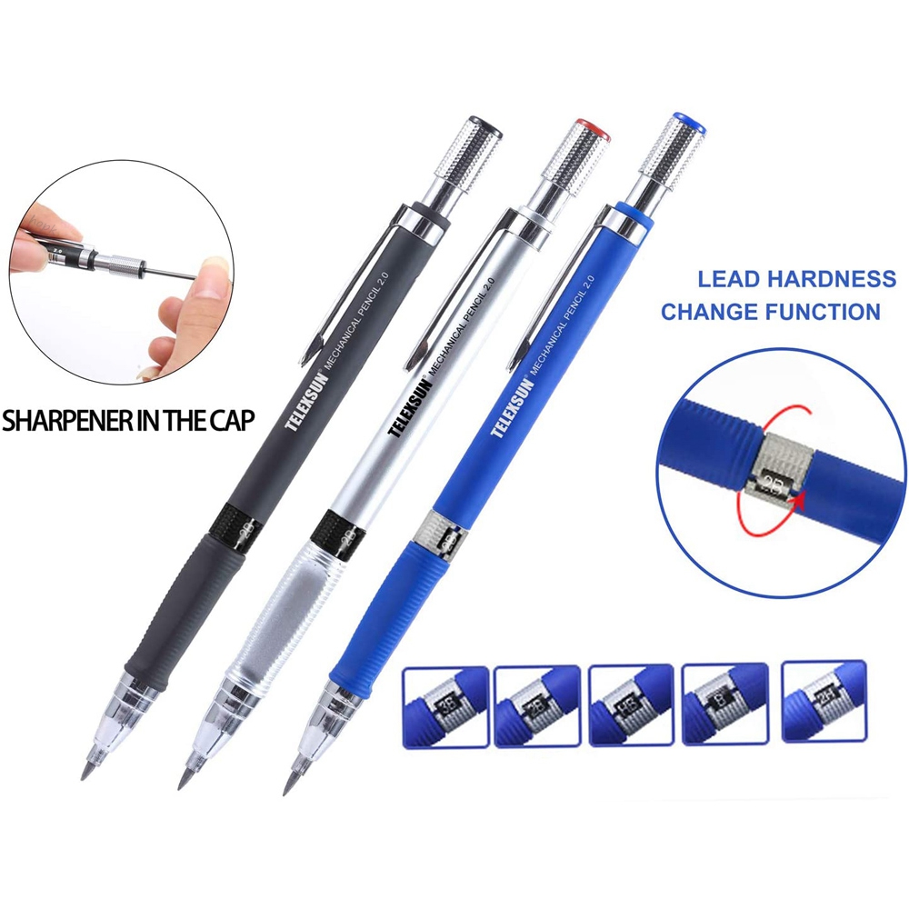 2,0 mm 2B mechanische potloden - Staedtler Pencil Lumocolor recensie en prijs